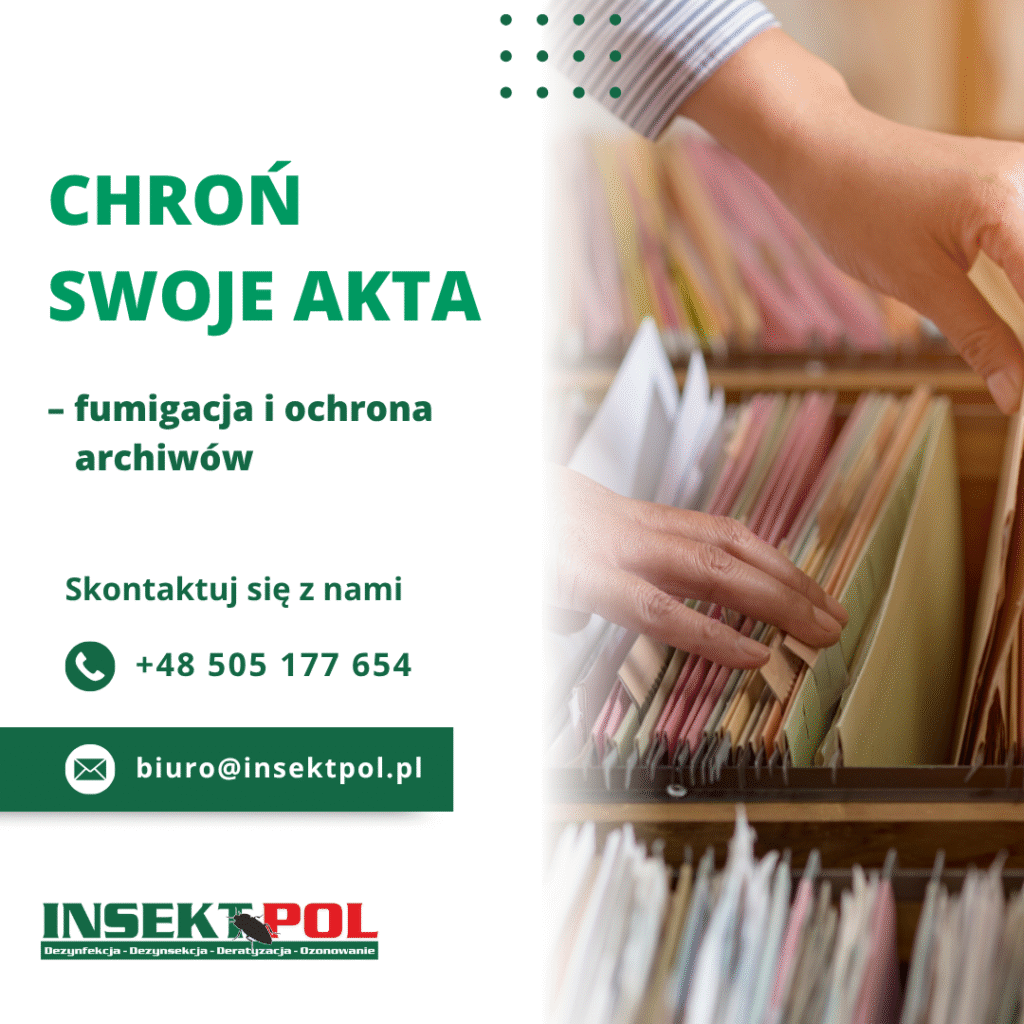 fumigacja akt i dokumentów
